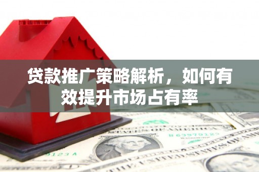 临漳贷款推广策略解析，如何有效提升市场占有率