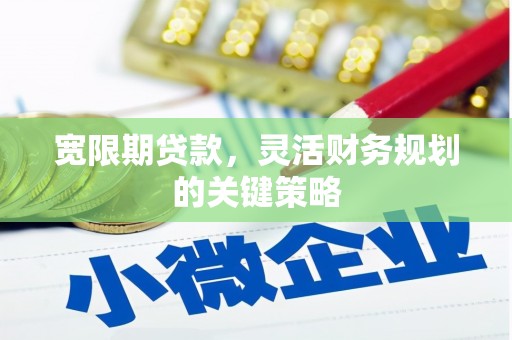 临漳宽限期贷款，灵活财务规划的关键策略