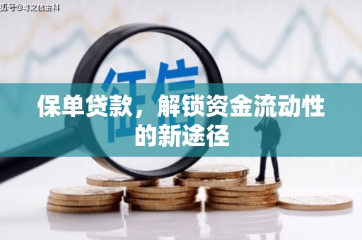 临漳保单贷款，解锁资金流动性的新途径