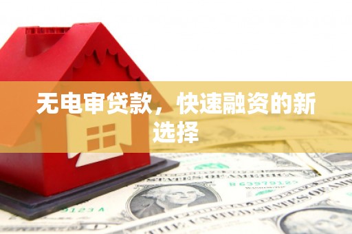 临漳无电审贷款，快速融资的新选择