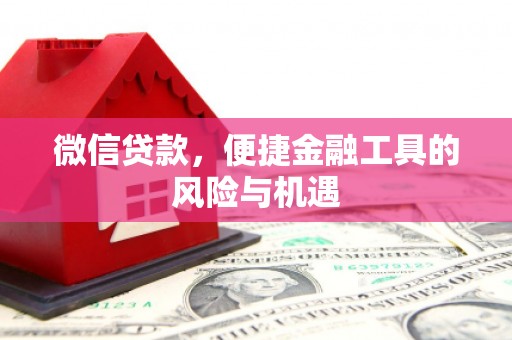 临漳微信贷款，便捷金融工具的风险与机遇