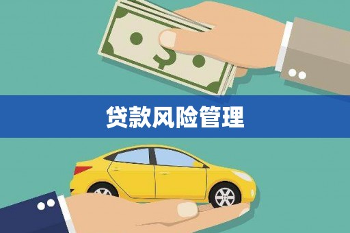 临漳贷款风险管理