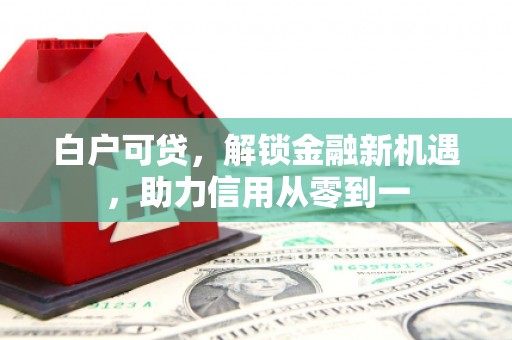 临漳白户可贷，解锁金融新机遇，助力信用从零到一