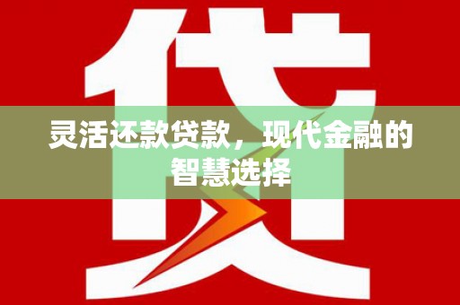临漳灵活还款贷款，现代金融的智慧选择