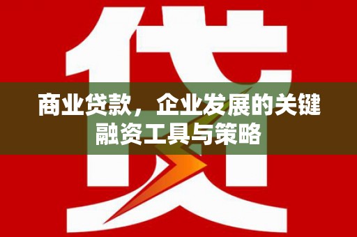 临漳商业贷款，企业发展的关键融资工具与策略