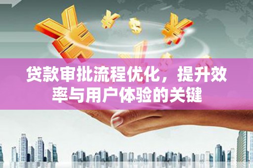 临漳贷款审批流程优化，提升效率与用户体验的关键