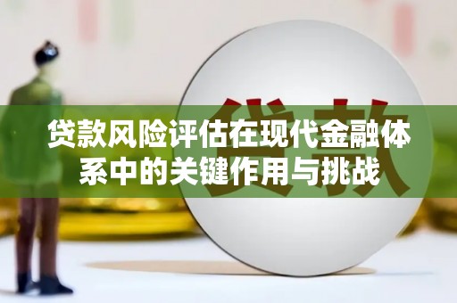 临漳贷款风险评估在现代金融体系中的关键作用与挑战