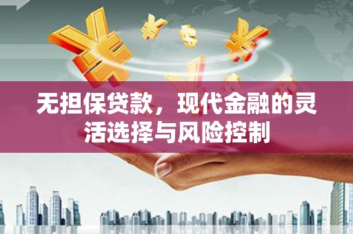 临漳无担保贷款，现代金融的灵活选择与风险控制