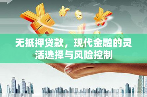 临漳无抵押贷款，现代金融的灵活选择与风险控制