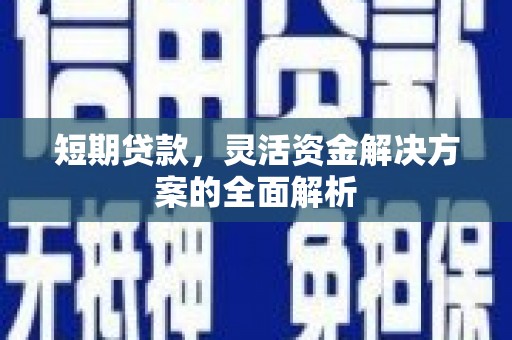 临漳短期贷款，灵活资金解决方案的全面解析