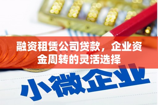 临漳融资租赁公司贷款，企业资金周转的灵活选择