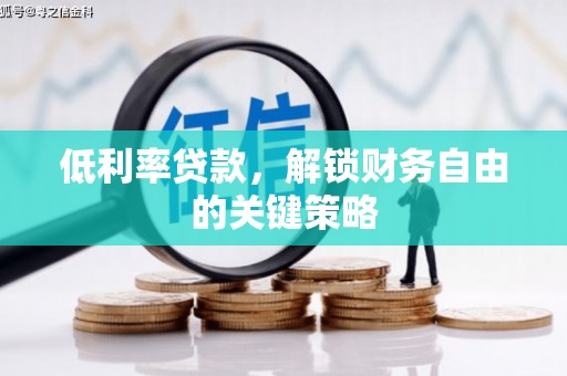 临漳低利率贷款，解锁财务自由的关键策略