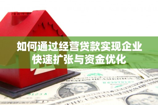 临漳如何通过经营贷款实现企业快速扩张与资金优化