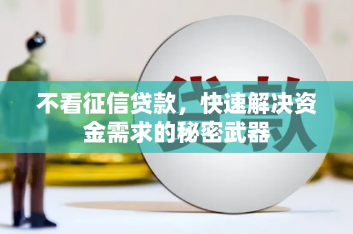 临漳不看征信贷款，快速解决资金需求的秘密武器