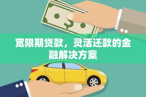 临漳宽限期贷款，灵活还款的金融解决方案