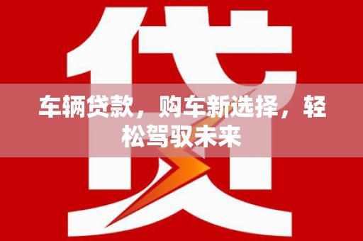 临漳车辆贷款，购车新选择，轻松驾驭未来