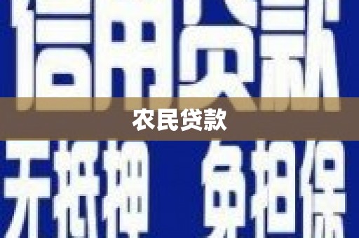 临漳农民贷款