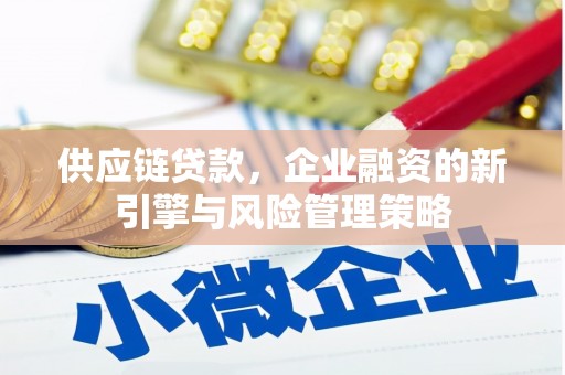 临漳供应链贷款，企业融资的新引擎与风险管理策略