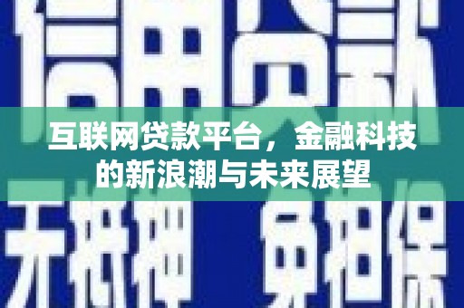 临漳互联网贷款平台，金融科技的新浪潮与未来展望