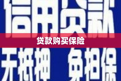 临漳贷款购买保险