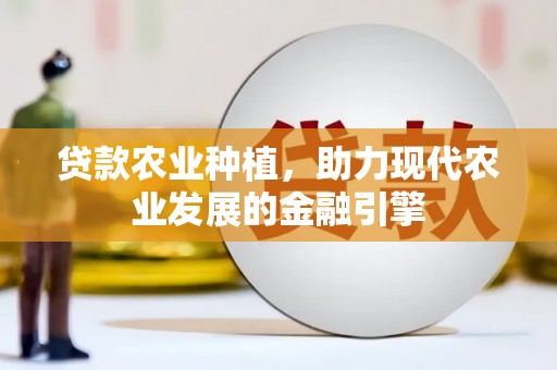 临漳贷款农业种植，助力现代农业发展的金融引擎