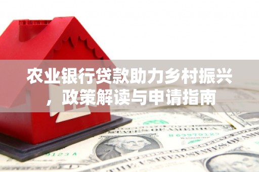 临漳农业银行贷款助力乡村振兴，政策解读与申请指南