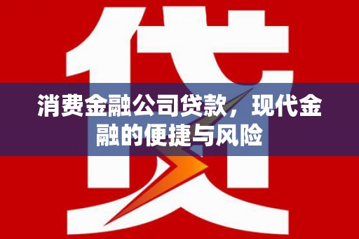 临漳消费金融公司贷款，现代金融的便捷与风险