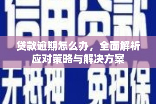 临漳贷款逾期怎么办，全面解析应对策略与解决方案